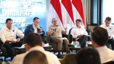 Dirjen Tata Ruang ATR BPN menyampaikan penguatan tata ruang dalam Town Hall Meeting di Kemenko IPK Jakarta.