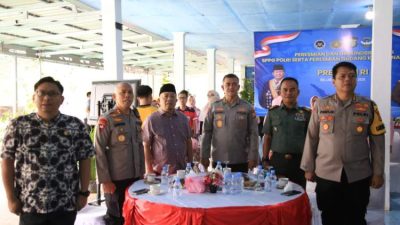 Irwasda Polda Bengkulu, Kombes Pol Ja’far Sodiq, mengikuti peresmian SPPG Polri dan gudang ketahanan pangan secara virtual melalui zoom meeting.