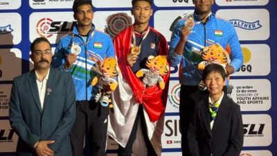 Briptu Fawwaz Farrel angkat medali emas Asian Rifle/Pistol Championship 2026