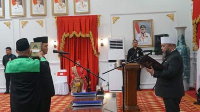 Herwan Antoni Resmi Dilantik Jadi Sekdaprov Bengkulu