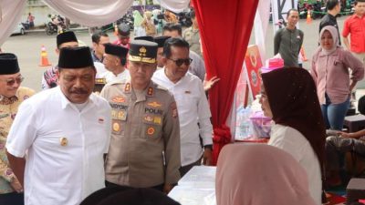Kapolda Bengkulu Mardiyono kunjungi stan UMKM Kampung Ramadhan Balaibuntar