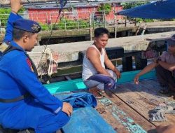 Patroli Laut di Pantai Panjang, Polisi Ingatkan Nelayan Soal Gelombang Ganas