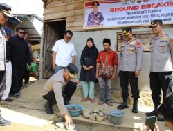 Groundbreaking Rumah ke-69, SRIDURI Buktikan Kepedulian Polri