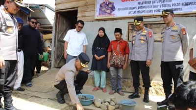 Groundbreaking Rumah ke-69, SRIDURI Buktikan Kepedulian Polri