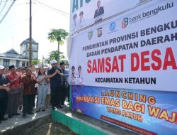 Helmi Resmikan Samsat Desa di Bengkulu Utara, Bayar Pajak Cukup di Kecamatan