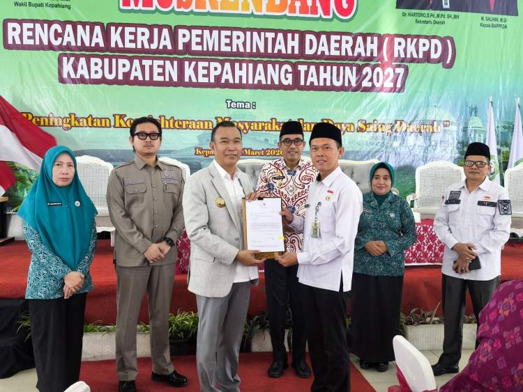 Bupati Kepahiang Zurdi Nata membuka Musrenbang RKPD 2027 di Aula Guest House Kepahiang
