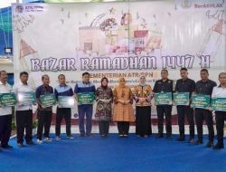 Kementerian ATR/BPN Salurkan Santunan Pegawai di Bazar Ramadan