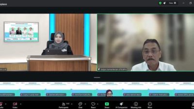Sekjen ATR/BPN memberikan materi dalam Webinar Nasional Pengadaan Barang/Jasa untuk memperkuat transparansi dan akuntabilitas pengadaan di seluruh Satker.