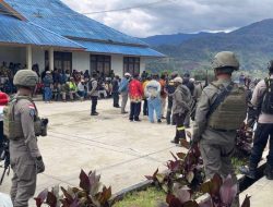 Aparat Gabungan Amankan Aksi Warga di Ilaga Puncak, Situasi Kondusif