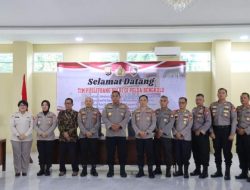 Tim Puslitbang Polri Cek Almatsus Dalmas di Polda Bengkulu