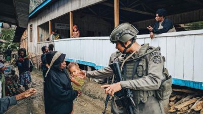 Tak Semua Pulang, Satgas Cartenz Jaga Damai di Kiwirok