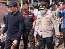 Kapolres dan Bupati Turun Langsung ke Lokasi Kebakaran Pasar