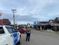 Polisi Tertibkan Antrean BBM di SPBU Pasar Tais