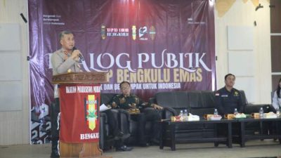 Kapolda Bengkulu Ajak Mahasiswa Jaga Keamanan di Dialog UMB