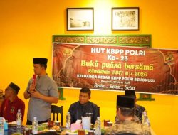 KBPP Polri Bengkulu Bagi Takjil dan Gelar Buka Bersama HUT ke-23