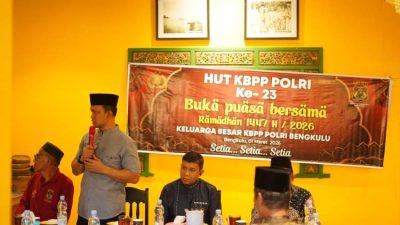 KBPP Polri Bengkulu Bagi Takjil dan Gelar Buka Bersama HUT ke-23