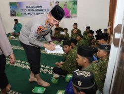 Kapolresta Bengkulu Santuni Anak Yatim