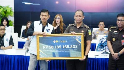 Direktorat Tindak Pidana Siber Bareskrim Polri menyerahkan aset hasil kejahatan judi online senilai Rp58 miliar kepada negara melalui Kejaksaan Agung.