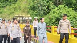 Kapolda Bengkulu Irjen Pol Mardiyono memeriksa jalur mudik dan kesiapan pengamanan Operasi Ketupat Nala 2026 di Kabupaten Kaur.