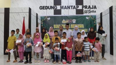 Kapolres Mukomuko Buka Puasa Bersama Anak Yatim, Berbagi Kebahagiaan Ramadhan