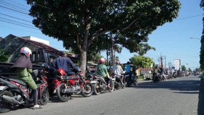 Antrean BBM di Bengkulu Mengular, Pertamina Pastikan Stok Aman