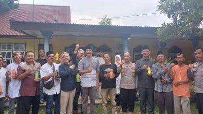 Dirbinmas Polda Bengkulu berbuka puasa bersama anggota Pokdarkamtibmas Bhayangkara di Lingkar Barat