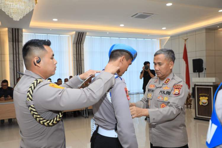 Kapolda Bengkulu Irjen Pol Mardiyono membuka Rakernis Bidpropam Polda Bengkulu Tahun Anggaran 2026 di Aula Rupatama Awaloedin Djamin.