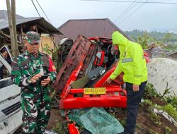 Rem Truk LPG Diduga Blong, Tabrak Pick Up di Rejang Lebong, 5 Orang Luka