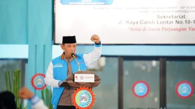Kapolri Ajak Buruh Bersatu Dukung Perdamaian di Silaturahmi Ramadhan Jatim