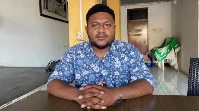 Tokoh pemuda Papua Carlos Taurui menyampaikan apresiasi kepada Satgas Damai Cartenz atas keberhasilan menangkap pelaku kriminal kemanusiaan di Tanah Papua.