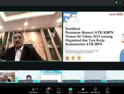 Sekjen ATR/BPN Ingatkan Empat Kunci Jalankan Regulasi Baru