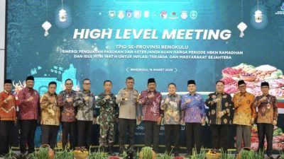 TPID Bengkulu Perkuat Pengendalian Inflasi, Harga Pangan Dijaga Jelang Idulfitri