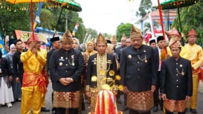 Wakil Gubernur Bengkulu Mian menghadiri rapat paripurna HUT ke-307 Kota Bengkulu di DPRD bersama Wali Kota dan Wakil Wali Kota