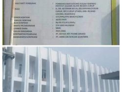 Proyek Rp54,5 M IAIN Curup Disorot, LSM Minta Audit