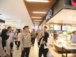 Kapolda Bengkulu Cek Keamanan Bencoolen Mall
