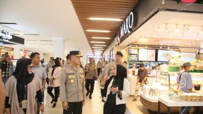 Kapolda Bengkulu Cek Keamanan Bencoolen Mall