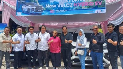 Peluncuran New Veloz Hybrid EV di Bengkulu oleh Agung Toyota dengan sesi test drive kendaraan hybrid terbaru