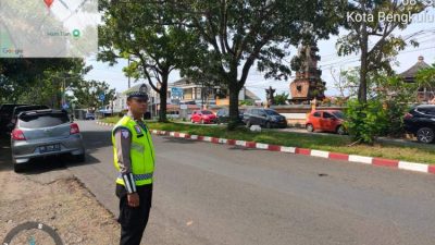 Satlantas Amankan Lalin Paskah di GMI Getsemani