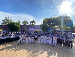 Karo Logistik Polda Bengkulu Jadi Pembina Upacara di SMP Negeri 14 Kota Bengkulu