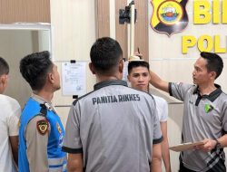 173 Casis Bintara Polri Jalani Rikkes I di Polda Bengkulu