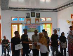 BLT-DD Air Sulau Cair, 8 Warga Terima Bantuan