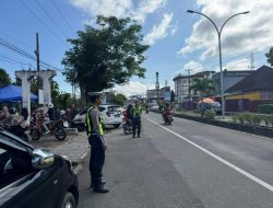 Sat Lantas Amankan Kejuaraan Pencak Silat BNN