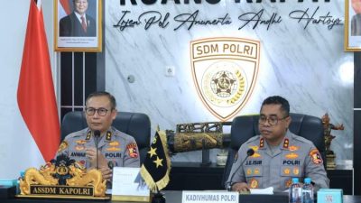 peserta mengikuti seleksi rekrutmen Taruna Akpol 2026 di Mabes Polri dengan sistem transparan dan pengawasan ketat