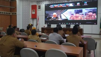 Gubernur Helmi Hasan memimpin koordinasi penanganan bencana cuaca ekstrem Bengkulu dan distribusi bantuan kebutuhan pokok kepada warga terdampak