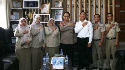 pertemuan BPN Bengkulu Tengah dan Polres Bengkulu Tengah membahas sinergi penanganan masalah pertanahan dan pelayanan masyarakat