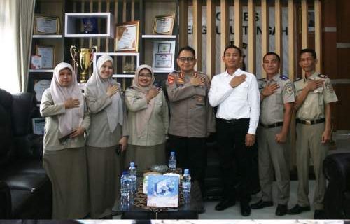 pertemuan BPN Bengkulu Tengah dan Polres Bengkulu Tengah membahas sinergi penanganan masalah pertanahan dan pelayanan masyarakat