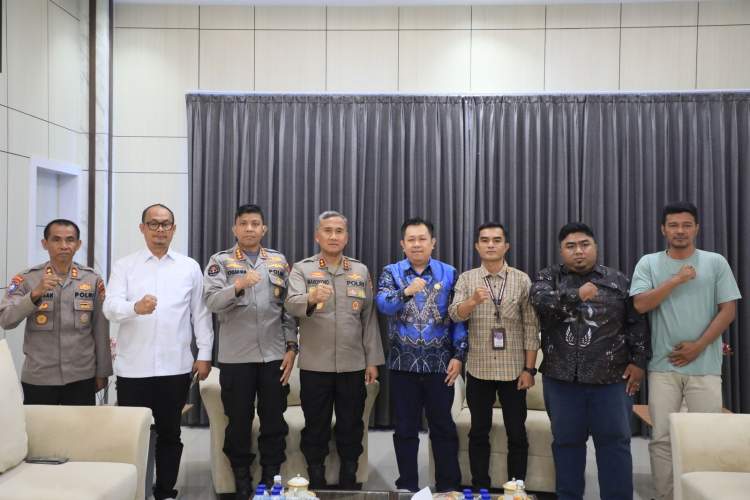 Kapolda Bengkulu menerima kunjungan JMSI Bengkulu untuk memperkuat kerja sama media dan komunikasi publik