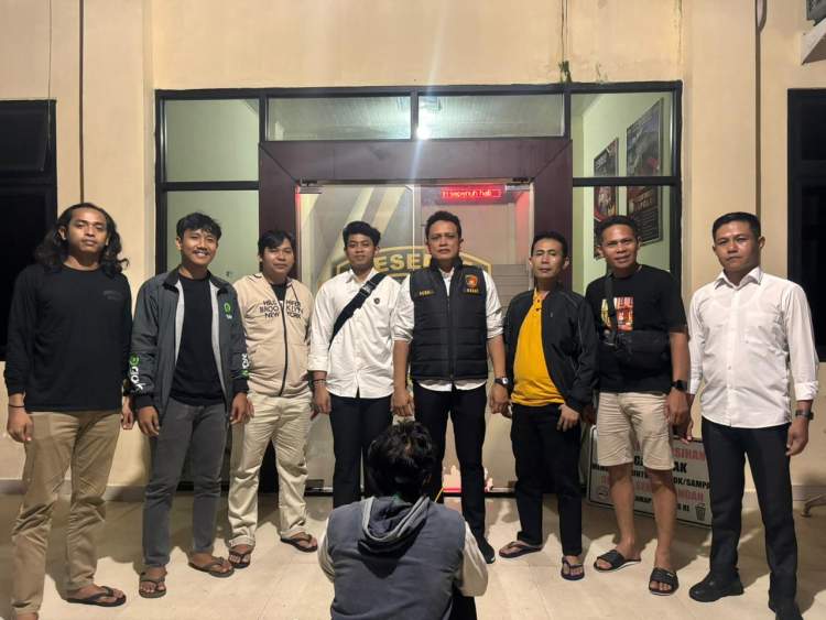 Polisi mengamankan pelaku penganiayaan parang di Desa Air Lanang Curup Selatan Rejang Lebong