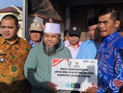 Rumah Korban Puting Beliung Dibangun Kembali Secara Gotong Royong