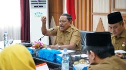 Wakil Gubernur Bengkulu Mian memimpin rapat optimalisasi PAD bersama OPD